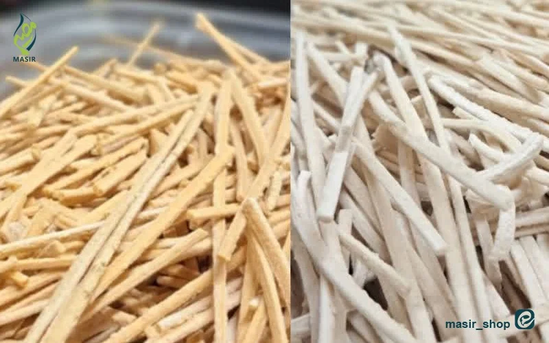 Ash noodles with whole mesir flour 2