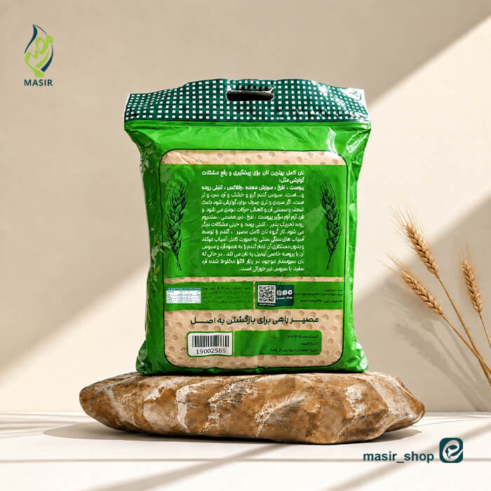 خواص نان خشک سبوس دار مصیر