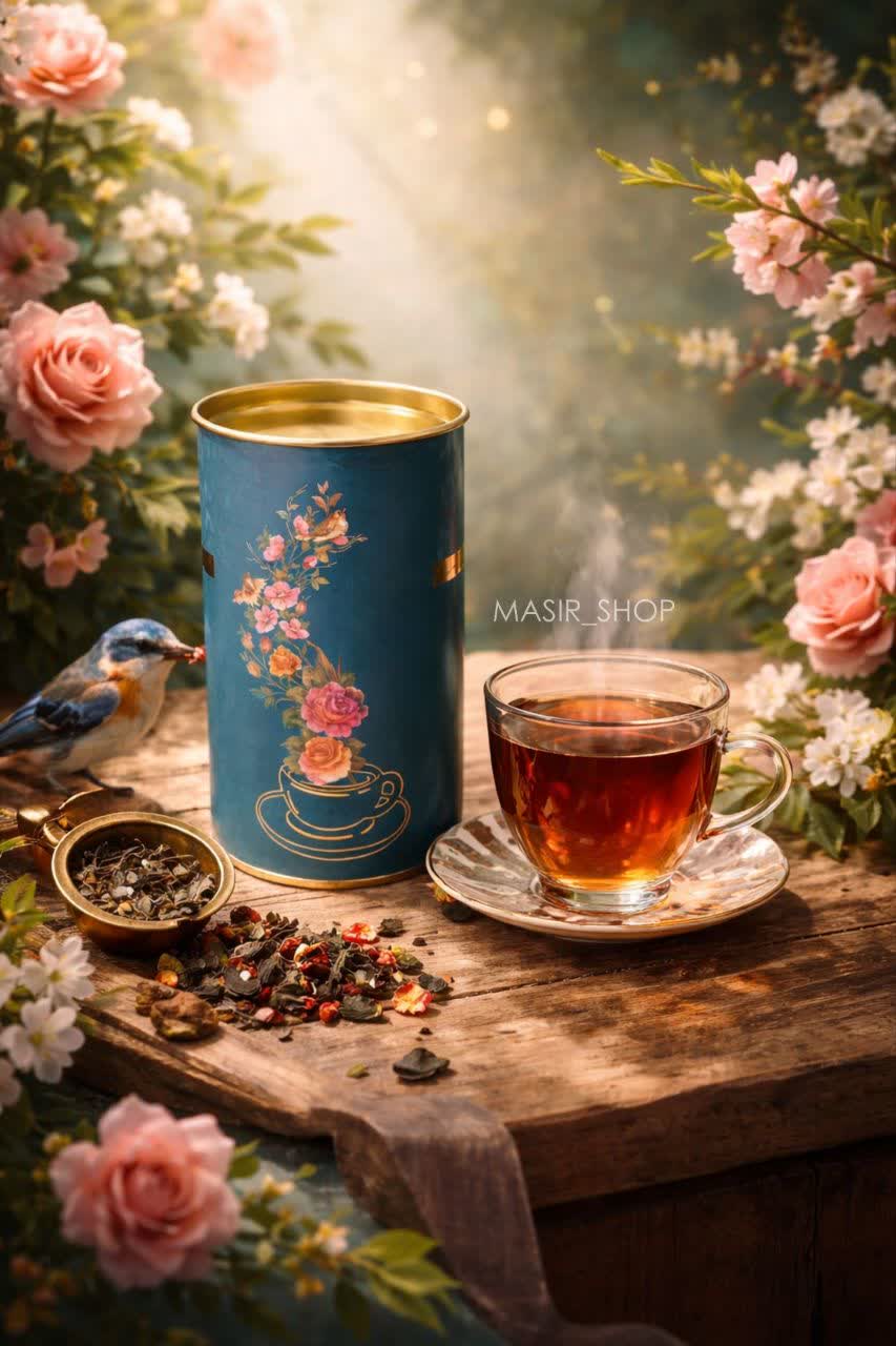 چای بهشت قوطی